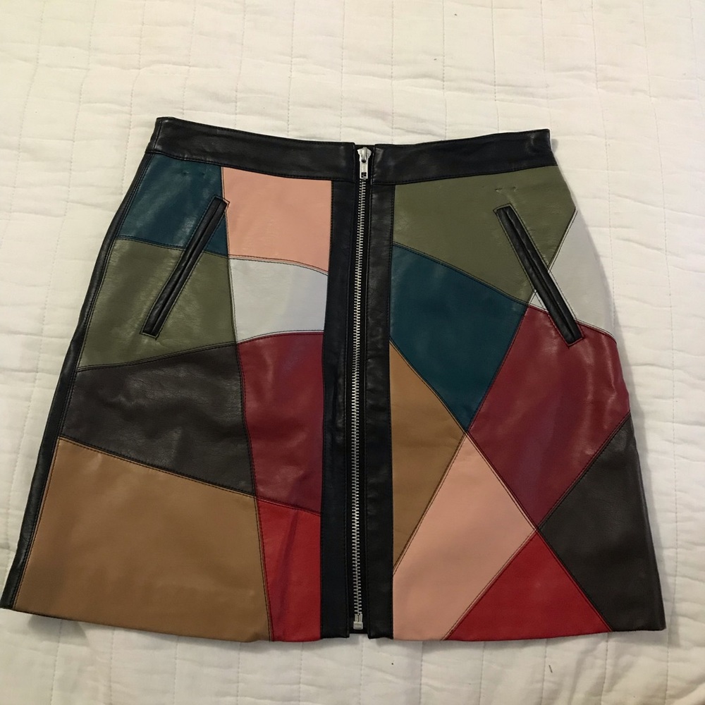 BCBGeneration Leather High Waisted Skirt ⚡️